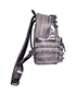 Crystal Tweed Backpack. Tweed/Leather, side view